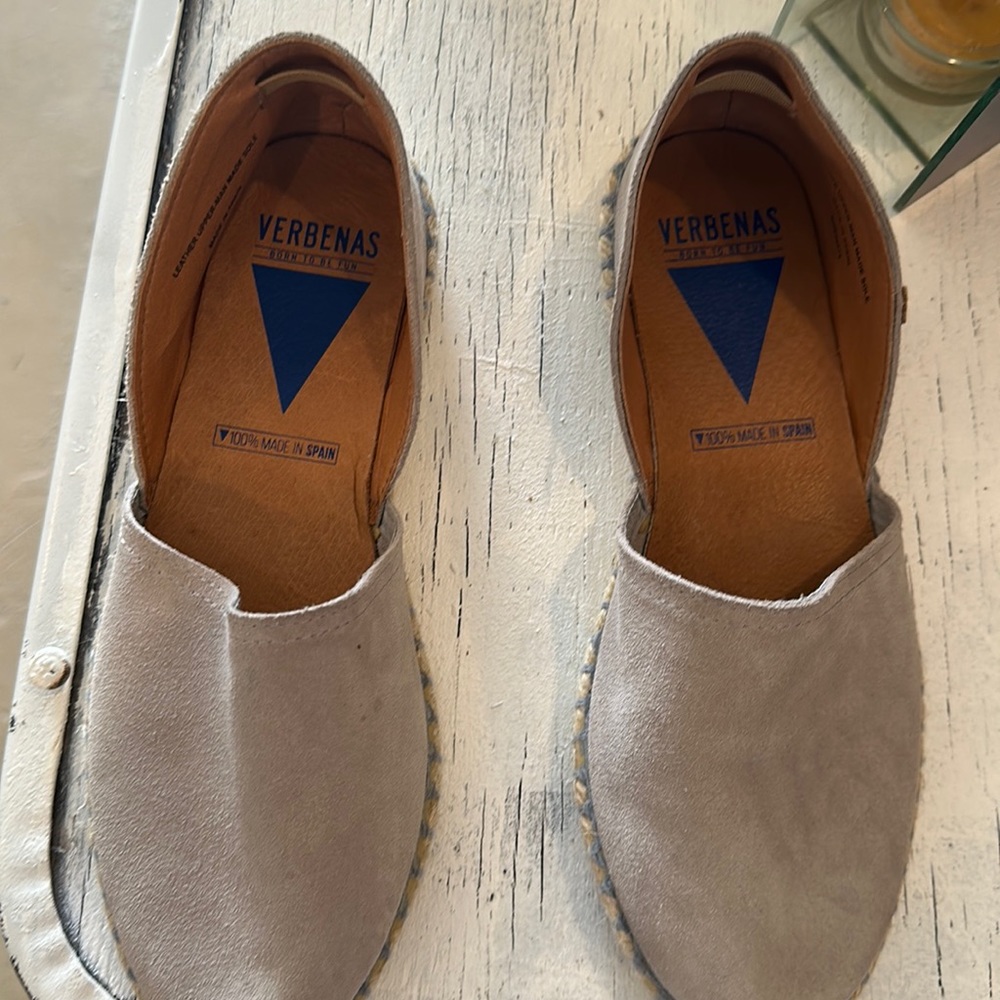 Verbenas shoes eur 38 us 7 genuine suade/leather